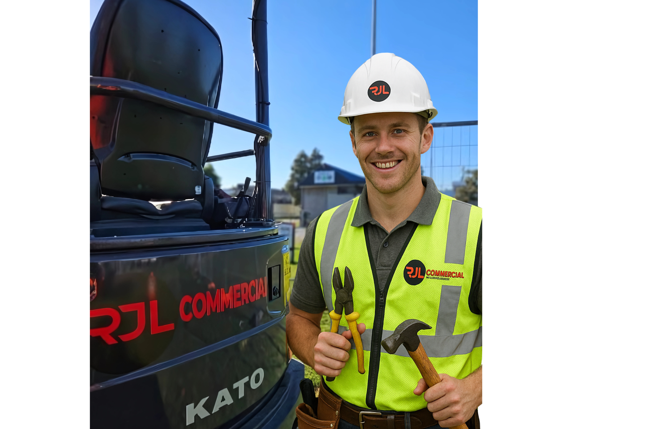 RJL Commercial Fencing and Gates — RJL Commercial technician on site